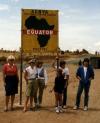 Standing on the equator